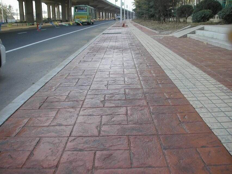 压花地坪材料