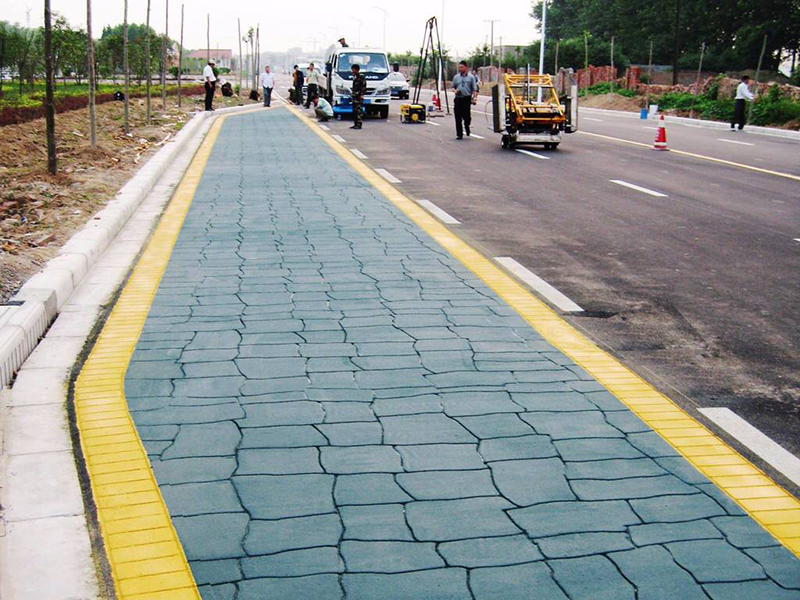 压花地坪材料